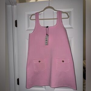 ZARA Pink Sleeveless Dress with Pockets